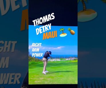 Thomas DETRY Pure Simple DRIVER POWER #short #golfswing #power #tips #videos #video #shorts #power