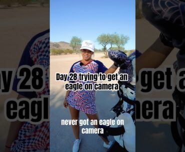 Day 28 trying to get an eagle on camera #golf