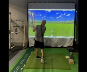 Attempt five from 225 yds #improveyourgolf #golfskill #golfswing #golf101 #golftechnique #golftips