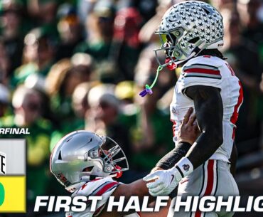 CFP Quarterfinal HALFTIME HIGHLIGHTS: Ohio State Buckeyes vs. Oregon Ducks | ESPN CFB