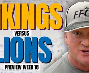 Minnesota Vikings vs Detroit Lions Week 18 PREVIEW - Gruden's Pick