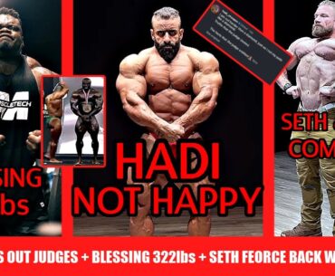Hadi Choopan Calls Out Olympia Judges + Blessing Awodibu at 322lbs + Hany Helping Seth's Comeback?