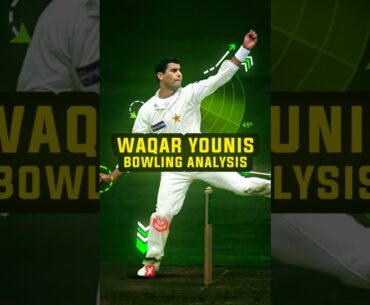 Waqar Younis bowling Action analysis❗️Best yorker bowler❓