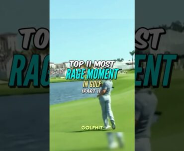 Top 11 Rage Moments in Golf | Part 1
