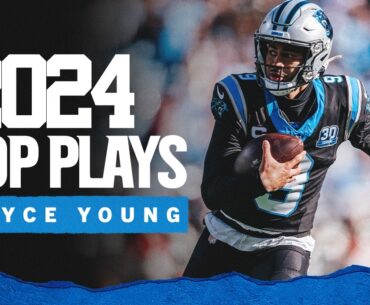 Bryce Young's top plays of the 2024 season | Carolina Panthers
