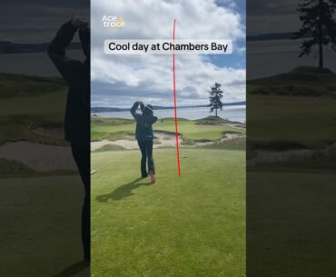 Cool day at Chambers Bay #golf #chambersbay #golfgirls #golfswing #golfshot #golfer