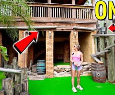Epic ONE OF A KIND Mini Golf Course!
