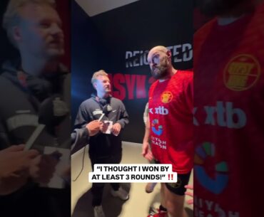 Tyson Fury reacts to his rematch defeat to Oleksandr Usyk 🗣️ 😱