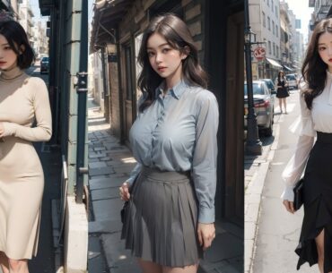 Ai Lookbook 4K 룩북 : 오피스걸 레이디 Office lady オフィスルック Tampilan kantor