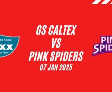 (RE-LIVE FHD) Women's V-League 24/25 @Rd.4 GS Caltex vs Pink Spiders (07-01-2025)