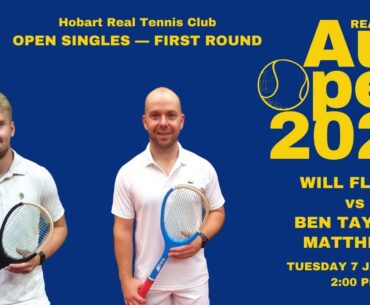 Real Tennis Australian Open 2025 - First Round - Will Flynn vs Ben Taylor-Matthews (2)