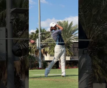 Tommy Fleetwood and Charley Hull striping Qi35 Driver during testing. 👀 #TaylorMade #shorts