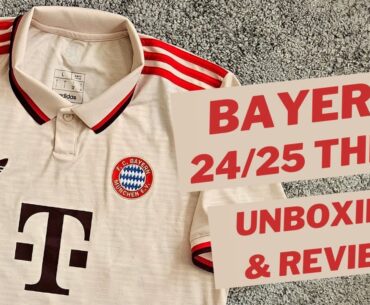 Bayern Munich 2024/25 third shirt Unboxing & Review