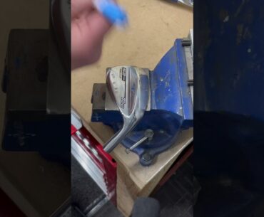 Wedge Stamping ASMR #clubrepair #customclubs #golfer