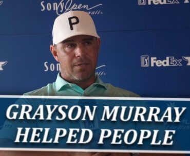 Gary Woodland Recounts How Grayson Murray Helped People w/ His Story