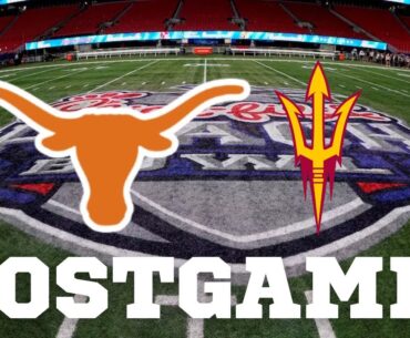 Texas Longhorns - Arizona State Sun Devils CFP Postgame Show | LIVE | Texas Football