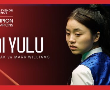 Rising Star Bai Yulu Makes CLASSY 85 vs Mark Williams! 🔥 | Grosvenor Casinos Champion of Champions