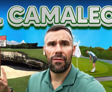 Playing a Golf Course with a SECRET CAVE?!