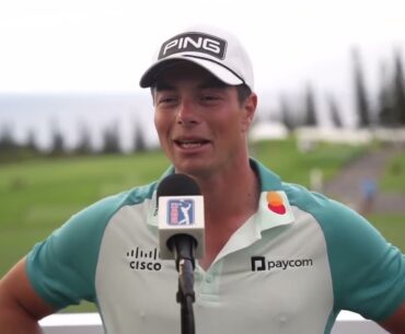 Viktor Hovalnd Discusses 2025 The Sentry Tournament | PGA Tour Thursday Flash Interview