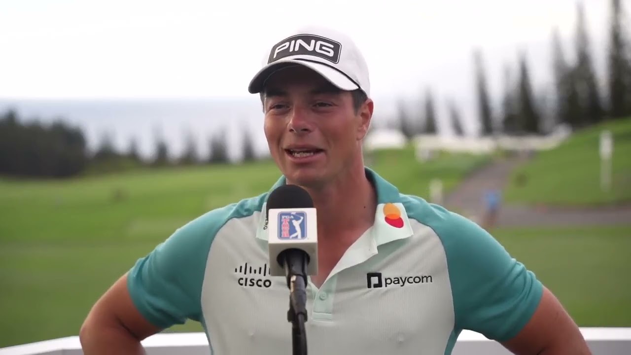 Viktor Hovalnd Discusses 2025 The Sentry Tournament | PGA Tour Thursday Flash Interview Viktor Hovalnd Discusses 2025 The Sentry Tournament | PGA Tour Thursday Flash Interview