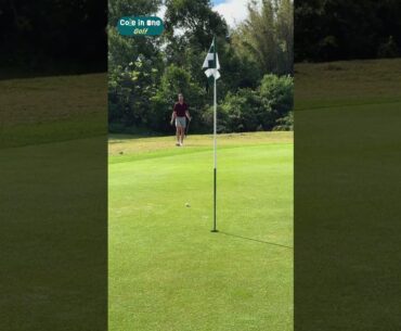 Let's Play a Par 4! #golf  #improveyourgolf #golfswing #shorts
