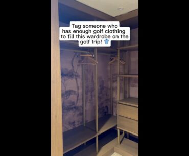 Who has the most golf clothing?