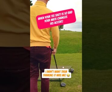 Golf Rule #1: Never Sound Like the Guilty Party when shouting FORE! #golf #golfswing #golfer #funny