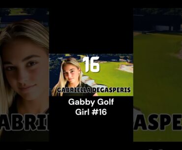 The Top Golf Shots of 2024 #golfshorts #gabbygolf #golfgirl