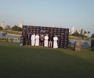 American Peter Uihlein wins International Series Qatar at Doha Golf Club.DJI 0042
