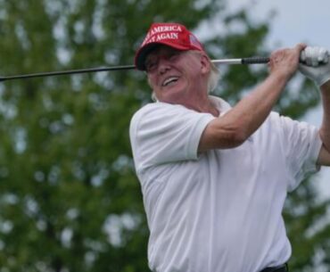 Donald Trump Golf: Donald Trump seen playing golf hours after Hush money sentencing, exclusive photos reveal
