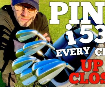 PING I530 IRONS ALL THE CLUBS UP CLOSE