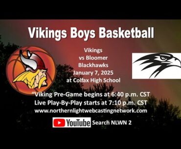 Colfax Viking Boys vs Bloomer Blackhawks