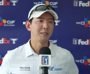 Seung Yul Noh Thursday Flash Interview 2024 THE CJ CUP Byron Nelson © PGA Tour