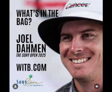 Joel Dahman WITB (9th January 2025) - What's In The Bag? Sony Open @ Waiʻalae Country Club