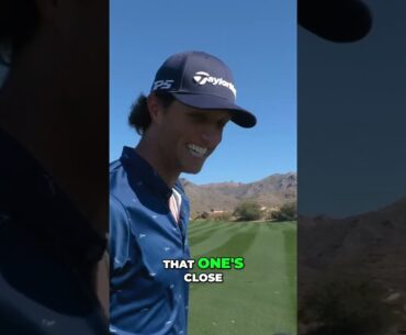 Grant's First Hole-Out on Camera #granthorvat #golf #pgatour #goodgood #holeinone