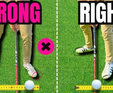 WORLD NO.1 Coach told me LONGER drives REQUIRE feet together! (1 inch)