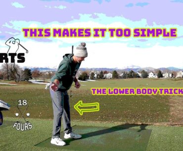 Easiest way to understand lower body in golf swing