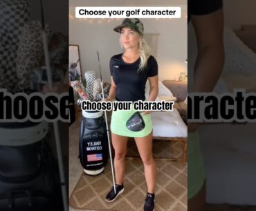 Which character would you choose? #golf
