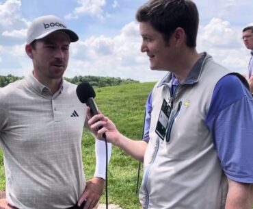 Nick Taylor on pre-round routines, dealing w/pressure & convos w/caddie