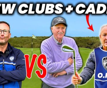 GOLF MATES VS OLD MAN PAT & his new golf clubs