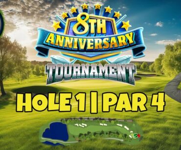 Master, QR Hole 1 - Par 4, EAGLE - 8th Anniversary Tournament, *Golf Clash Guide*