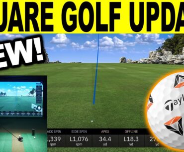 Square Golf Launch Monitor & Golf Simulator - NEW Update! (TP5x & More)