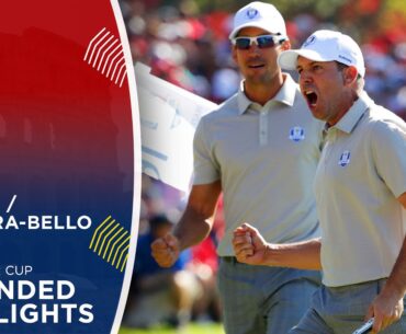 Reed & Spieth vs Garcia & Cabrera-Bello | Extended Highlights | 2016 Ryder Cup
