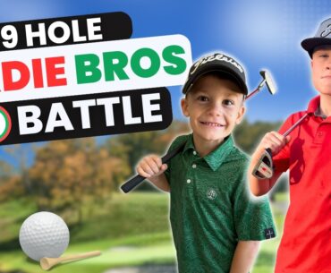 Kids Golf MATCH! 7 & 9 Year Old Brothers face off!
