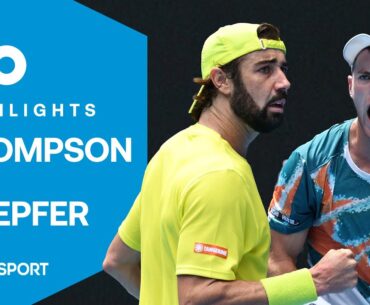 Jordan Thompson vs Dominik Koepfer | Round One | Australian Open 2025 Highlights 🇦🇺