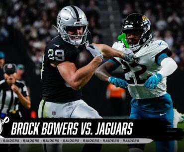 All 11 Brock Bowers Catches in Week 16 Win vs. Jaguars | Raiders | NFL