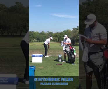 Taylor Pendrith Golf Swing on the driving range Valspar Championship #shorts #golf #golfcourse