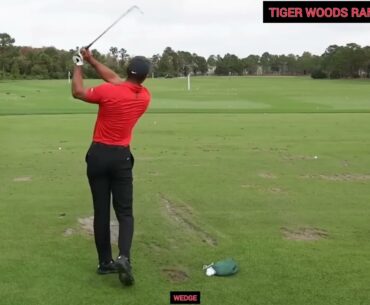 Tger Woods Wedge Practice