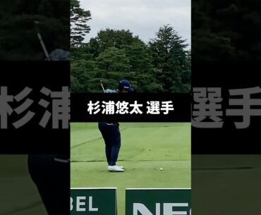 杉浦悠太選手のアイアンショットのスイング