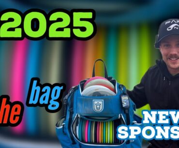 IN THE BAG 2025 disc golf season + NEW SPONSOR!!